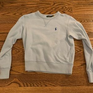 polo ralph lauren blue sweatshirt